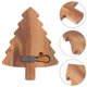 thumbnail image 2 of 1 Juego de tabla de cortar de madera, novedad, tabla de árbol de Navidad, tabla de cortar multifunción con cortador, 2 of 5