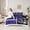 Purple Black, variant on jejeloiu American Rugby Ball 7-Piece Twin Bedding Sets,Purple Football Helmet Bedding Comforter Set For Bots Teens Reversible