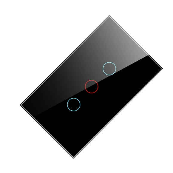 Unatoiry Lighting Wall Switch Panel Replacement Universal Tempered Glass Sensitive Wireless Light Switches Light Controller Type 4