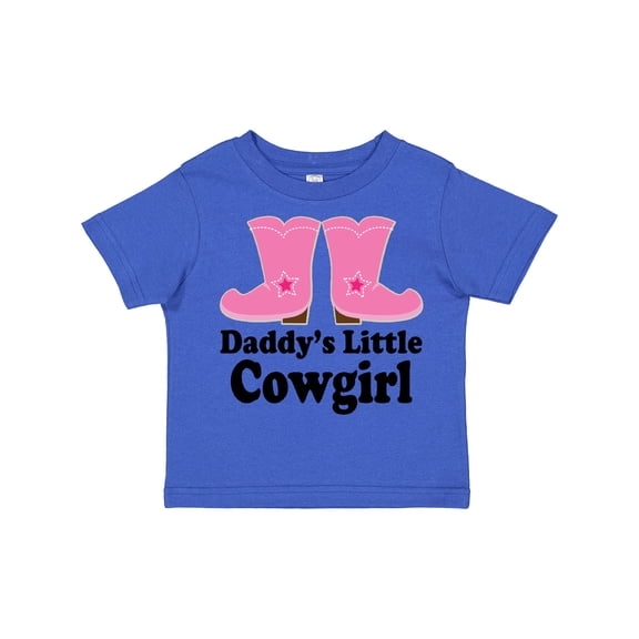 Inktastic Daddy's Little Cowgirl Girls Toddler T-Shirt