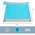 thumbnail image 2 of Rirool Beach Blanket, Sandproof Beach Mat Large 4-7 Persons, Waterproof Picnic Storage Bag (83"x78"), 2 of 8