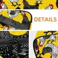 thumbnail image 3 of ERJLKXP Farm Chicken Hen Makeup Bags Travel Cosmetic Bag Case, Large Capacity Organizer and Storage, Portable Pouch Toiletry bag for Women & Girls, 3 of 7