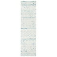 thumbnail image 5 of SAFAVIEH Madison Hannah Geometric Area Rug, Ivory/Aqua, 6'7" x 6'7" Square, 5 of 10