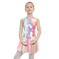 thumbnail image 3 of Gymnastics Leotards for Girls Unicorn Aurora Rainbow Mermaid Dinosaur Cupcake Sparkle Biketard Toddlers Kids Children, 3 of 6