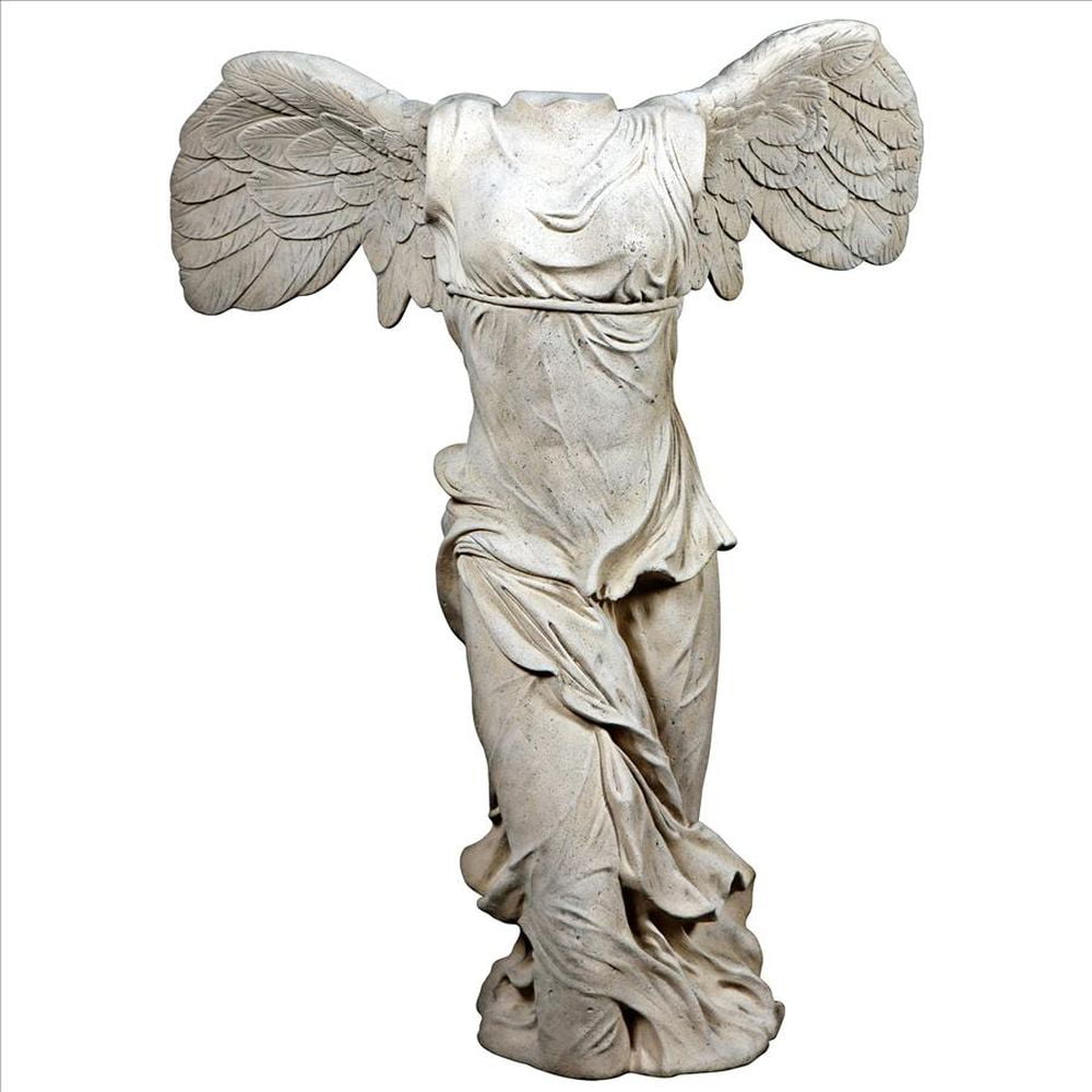 Tiempos antiguos Desear cielo Design Toscano Winged Nike Angel Of Samothrace Statue - Walmart.com