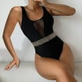 thumbnail image 3 of Hauts de Maillot de Bain pour Femmes, Maillots de Bain à Bretelles avec Ceinture Colorée, Bikini Robe de Bain, 3 of 5