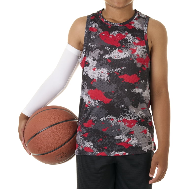 Athletic Works Youth Arm Sleeves, White, 4-Way Stretch photo 4