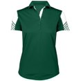 thumbnail image 3 of Ladies Arc Polo 2Xl Forest/White, 3 of 4