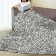 thumbnail image 6 of Pofeuu Silver Glitter Print Ultra-Soft Micro Fleece Blanket,for Bed Or Sofa,All Season Throw Blankets Flannel Blanket-40"x30", 6 of 7