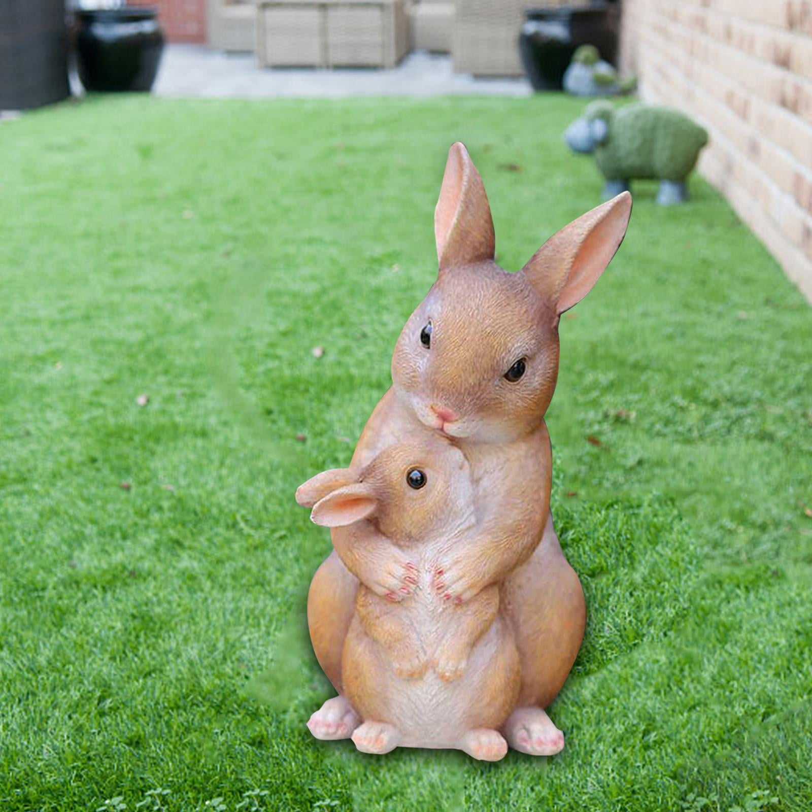 Resin Garden Statue, Bunny Figurines, Decoration, Crafts Desktop
