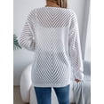 thumbnail image 4 of Long Sleeve Knit Cardigan (M, Beige), 4 of 7