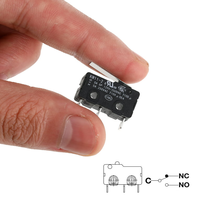 Mjwlgs Micro Interruptor 10 Piezas de Mini Límite Micro