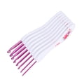 thumbnail image 1 of Craft Supplies, 8 Different Sizes Lightweight Portable Durable Reusable Comfortable Handle Crochet Hooks  For Knitting For Weaving Blue,Pink, 1 of 8