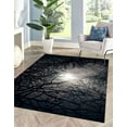 thumbnail image 4 of Landscape Rugs, Moonlight Rug, Personalizeds Rug, Forest Landscape Rugs, Bathroom Rug, Black Rug, Small Rug, Moonlight Rugs, Custom Rug, 2.6'x6.5' - 80x200 cm, 4 of 8