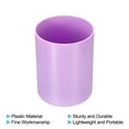 thumbnail image 3 of Uxcell Pencil Holder, Makeup Brush Holder Cup Storage Round Desktop Organizer Purple, 3 of 6
