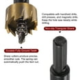 thumbnail image 4 of Uxcell 23mm M35 HSS (High Speed Steel) Hole Saw Drill Bit Cutter for Stainless Steel Alloy Metal, 4 of 6