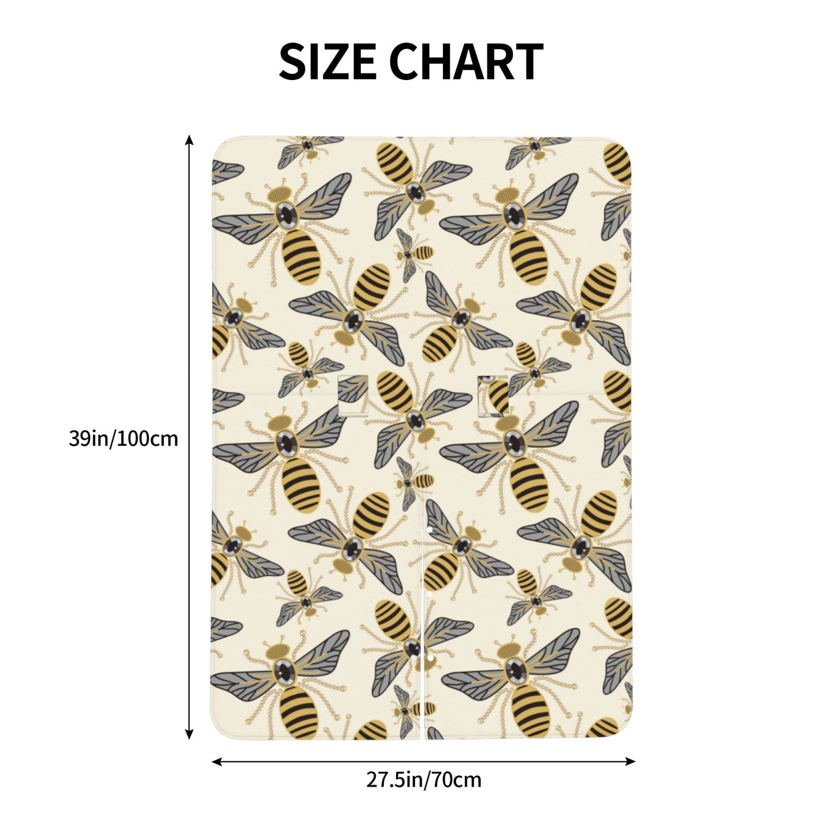 Naloa Flying Bees1 Baby Car Seat Cover, Breathable Baby Carrier Cover, Multiuse Baby Carrier Cover & Nursing Breastfeeding Cover