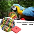 thumbnail image 5 of Juguetes para masticar pájaros, bloques colgantes coloridos con cuerda para jugar a loros de madera - 3 piezas, 5 of 5