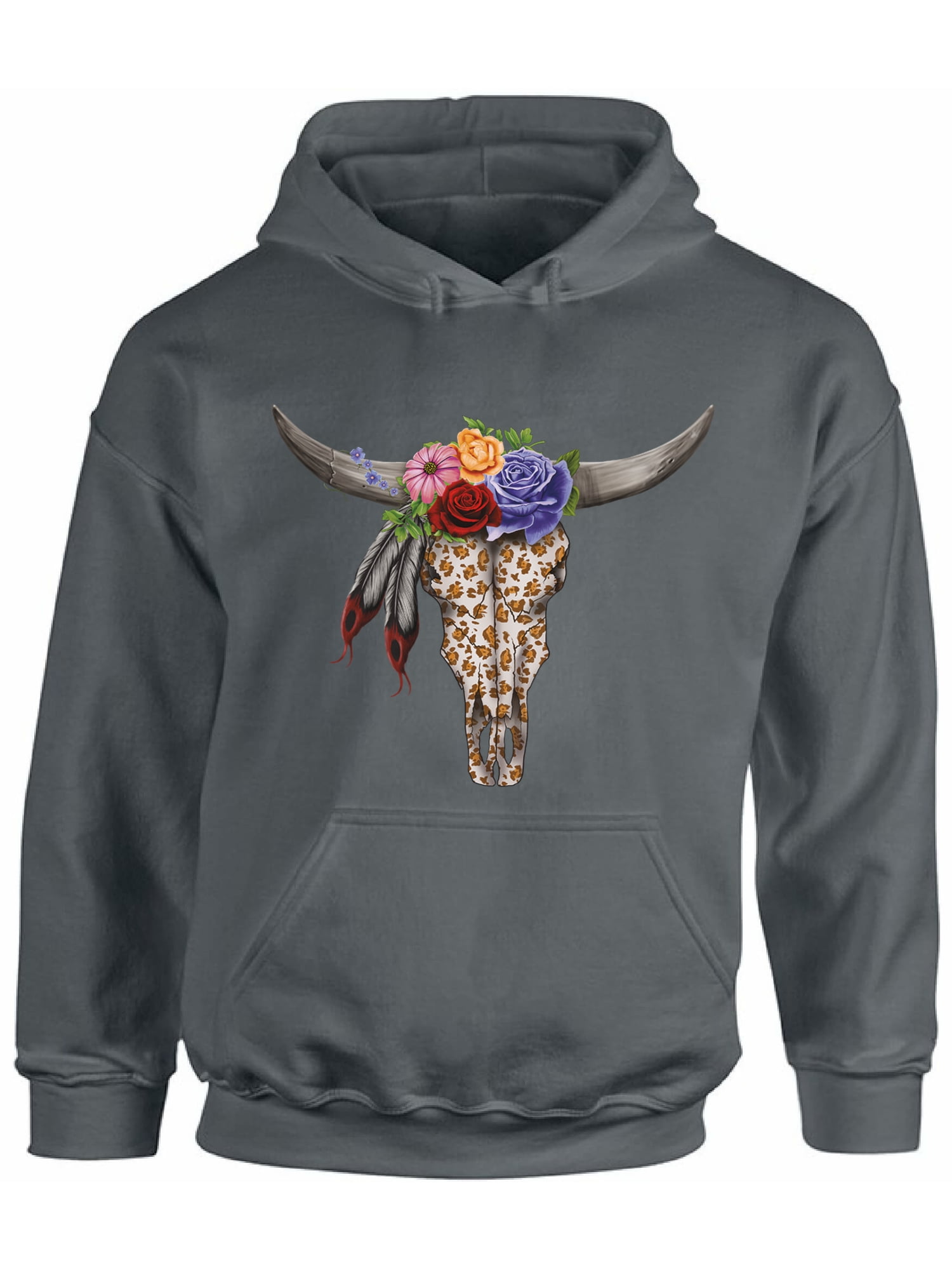 womens skull hoodie