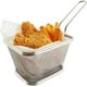 thumbnail image 1 of Cestas para freír patatas fritas, cesta para freidora de acero inoxidable, colador para servir comida, presentación, herramienta de cocina, cesta para patatas fritas Namotu WMSS-113, 1 of 7
