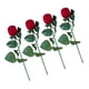 thumbnail image 2 of Rose Flower Jewelry Box Romantic Style Storage Organizer 4cm x 4cm x 27cm Flannelette Material 4Pcs, 2 of 3