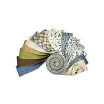 Jelly Roll - Wildwood by Beth Grove for Clothworks 40pc Design Roll 2.5" Strips Roll-Up Bundle Quilter's Cotton Fabric Precuts (ST0495) M407.13