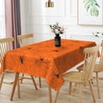 thumbnail image 3 of Duangreer Halloween Spiderweb Rectangle Tablecloth, Waterproof Wrinkle Resistant Table Cover for Home Decor Party Decorations, 60 x 84 Inch, 3 of 6