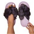 thumbnail image 7 of Cozy Slippers Ofreoo Women's Versatile Double-Size Flops Fleece Lining Warm Comfortable Slippers, 7 of 7