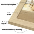 thumbnail image 4 of Americanflat 16x20 Picture Frame with Polished Plexiglass Wide Frames Made Vertical Horizontal - Natural Oak, 4 of 8