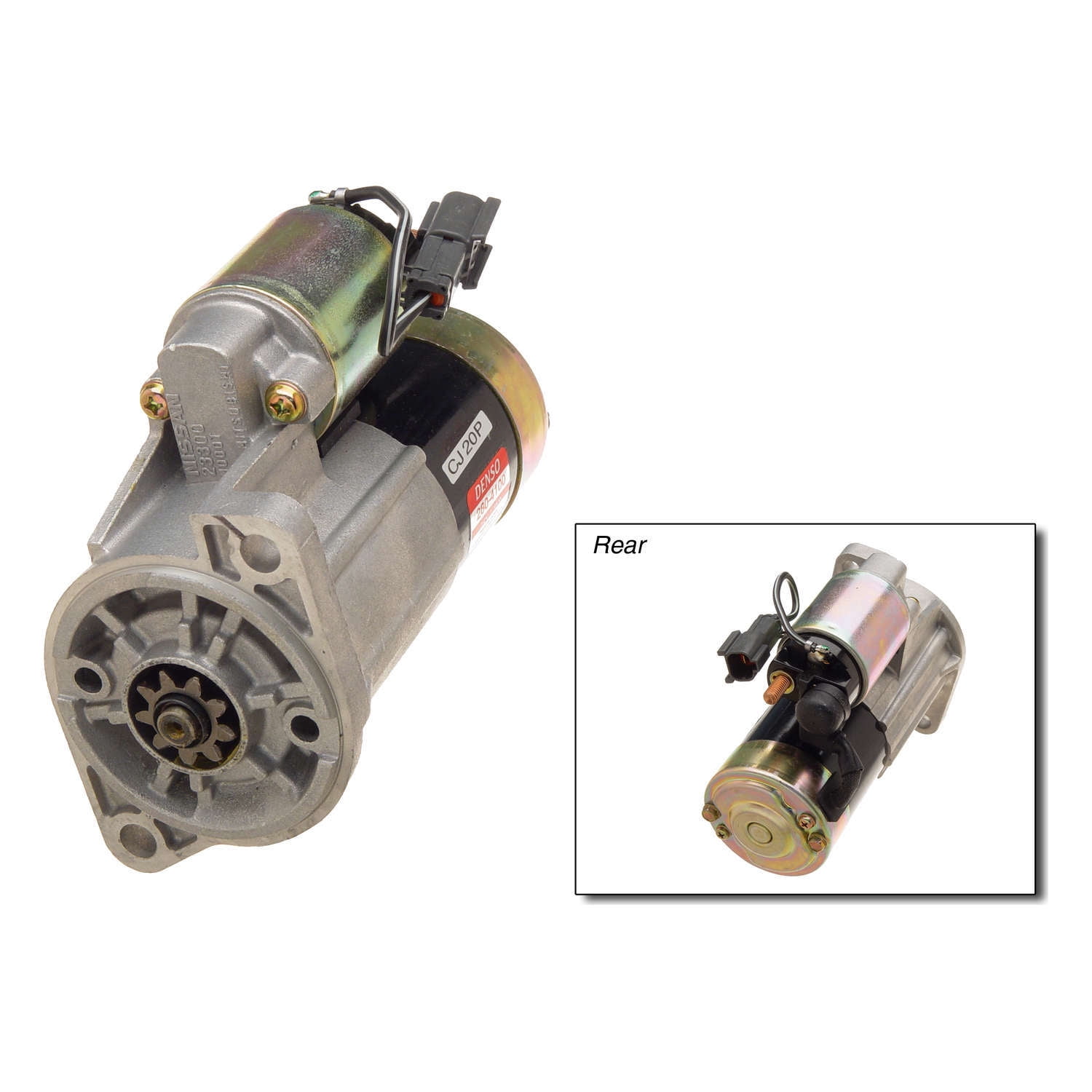 Remanufactured Denso Starter, Gear Reduction Fits select: 1999-2001 NISSAN FRONTIER, 1996-1997 NISSAN TRUCK