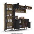 thumbnail image 4 of Cocina Integral Estandar de 2.32 cm Color Negro con Café Mobi, 4 of 6