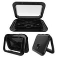 thumbnail image 4 of Marine Deck Access Hatch, ABS Weatherproof Rectangle Marine Boat Deck Hatch Lids, Boat Access Hatch & Lid for Marine Yacht RV Truck Vent Accessories, Easy to Install, 4 of 7