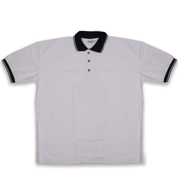 Christmas Central Polo de Golf en Tricot Blanc pour Homme - Grand