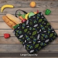 thumbnail image 5 of Rateoe Space Rockets Print Lightweight Tote Bag for Women, Water-Resistant Shoulder Bag with Zipper, Spacious Casual Handbag for Work, School, Shopping, 5 of 7