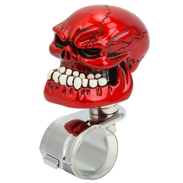Pomo para volante con forma de calavera, pomo para volante con forma de calavera, pomo para volante con forma de calavera, pomo para volante con forma de suicidio, estética elegante