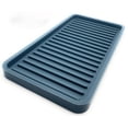 thumbnail image 1 of Bandeja organizadora de fregadero de cocina de silicona Happitasa, color azul ahumado, 1 of 7