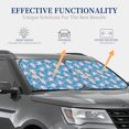 thumbnail image 4 of Fotbe happy baby axolotls 2-Piece Car Windshield Sun Shade | Sun Blocker for Car Windshield | Foldable Automotive Interior Accessories for Sun Protection-Medium, 4 of 6