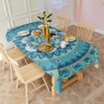 thumbnail image 3 of Rectangle Waterproof Tablecloth 60×120 Inch, Bohemia Reusable Indoor/Outdoor Durable Table Cover for Party Kitchen Dinner Room Decor, 3 of 6