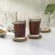thumbnail image 2 of Quadro Juego De 6 Tazas De Vidrio Para Cafe Capuchino Latte Libbey Quadro, 2 of 4