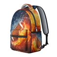 thumbnail image 2 of Competition Sports Students Backpack Baseball Football Soccer Basketball Ball Game School Bag with Team Design, Durable and Adjustable Strap, 2 of 6