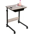 thumbnail image 5 of J&V TEXTILES Adjustable Overbed Bedside Table with Wheels Hospital and Home Medical Use, 5 of 6