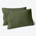 thumbnail image 1 of Bare Home Juego de Fundas de Almohada Colección Premium 1800, Doble Cepillado, Ultra Suave, Tamaño Estándar, Ciprés, 2 Unidades, 1 of 7