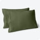 thumbnail image 1 of Bare Home Juego de Fundas de Almohada Colección Premium 1800, Doble Cepillado, Ultra Suave, Tamaño Estándar, Ciprés, 2 Unidades, 1 of 7
