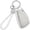 4 Button C White, variant on Key Fob Cover Compatible with Chevrolet Silverado 1500 Traverse Equinox GMC Sierra 1500 Buick Envision 2025‑2026 Key Case Shell with Keychain,1