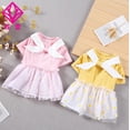 thumbnail image 2 of Vestido Con Lazo Para Perro, Falda, Mascota, Cachorro, Perro, Princesa, Ropa A Rayas, Suministros Suaves Y Cómodos Para Mascotas Para Primavera Y Verano Speravity AP007878-02, 2 of 5