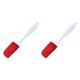 thumbnail image 4 of Wosthever Espátula de silicona, antiadherente, crema para pasteles, raspador para hornear, resistente al calor, utensilios de cocina, rojo Rojo 2piezas, 4 of 6