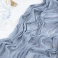 thumbnail image 5 of Holzlrgus Cheesecloth Table Runner 10ft Gauze Boho Rustic Dusty Blue Cheese Cloth Table Runner for Wedding Bridal Shower Fall Thanksgiving Christmas Decoration, 5 of 5