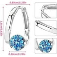 thumbnail image 2 of 3 Pairs Lymphvity Germanium Earrings, Unclog Lymphatic Node Magnetotherapy Hoop Earrings, Lymphvity Magnetic Therapy Germanium Earrings Women, 2 of 5