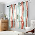 thumbnail image 2 of Yayeee Window Curtains Light Filtering 63"x52" Grommet Panel Pair Home Living Room Decor, Light Blue Pattern, 2 of 7