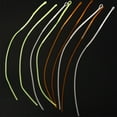 thumbnail image 2 of Soidarity Paquete de 10 conectores de pesca, accesorios de bucles de línea de mosca de extensión para exteriores, repuesto de repuesto para Pescar Blanco 30LB, 2 of 6